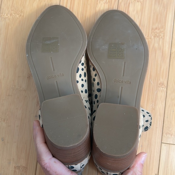 Dolce Vita Kaidie Leather Leopard Low Heel Booties size 6 NWOB - Picture 7 of 8